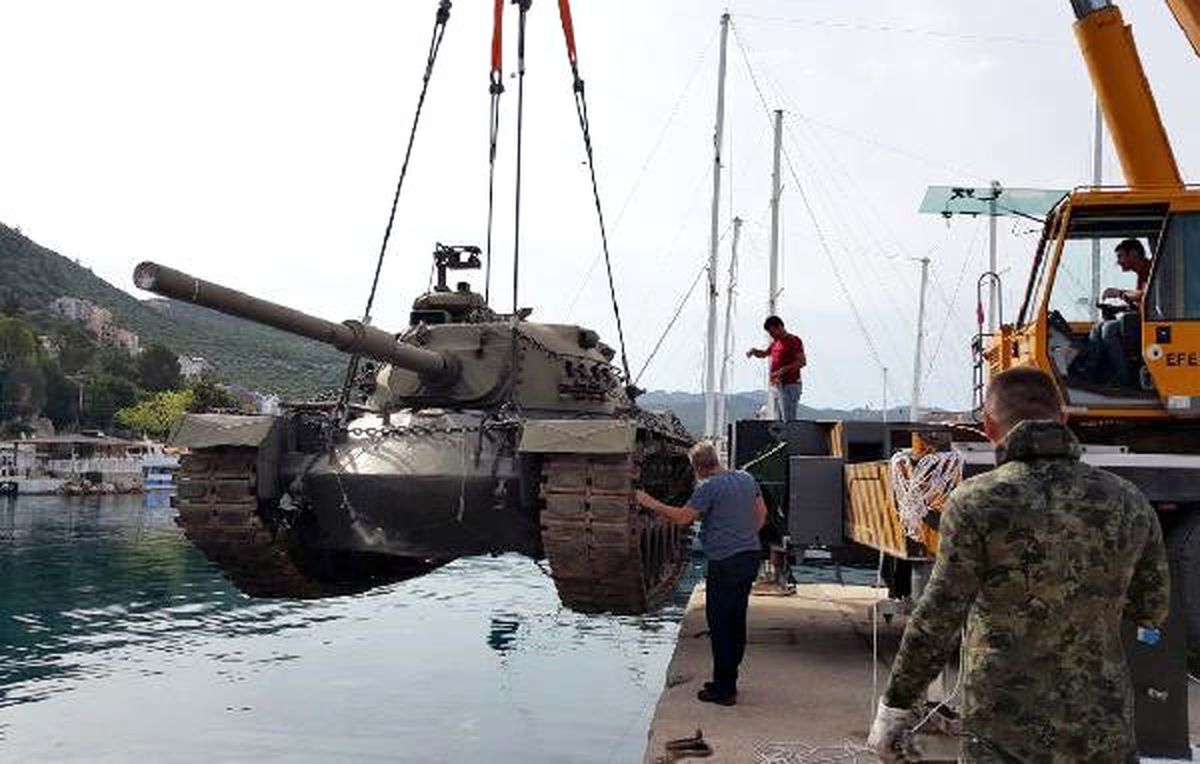TSK'da Görevini Tamamlayan 1960 Model Tank, Dalış Turizmi İçin Batırılacak