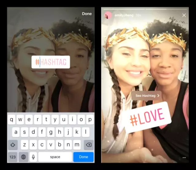 Instagram Yüz Filtreleri, Videolara Geri Düğmesi ve Hashtag Özelliklerini Ekledi