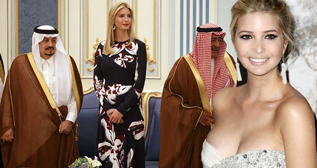 Ivanka Trump Suudi Arabistan'daki Kıyafet Seçimiyle Dikkat Çekti