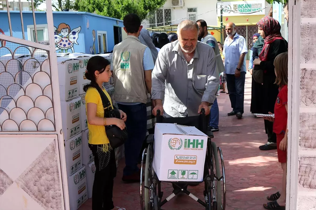İhh'dan Kilis'teki Suriyeli Ailelere Yardım
