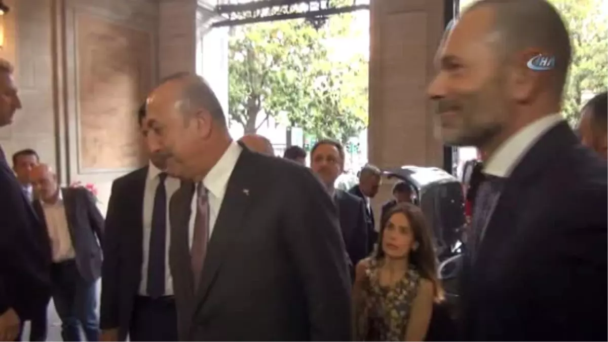 Dışişleri Bakanı Mevlüt Çavuşoğlu, Roma'da