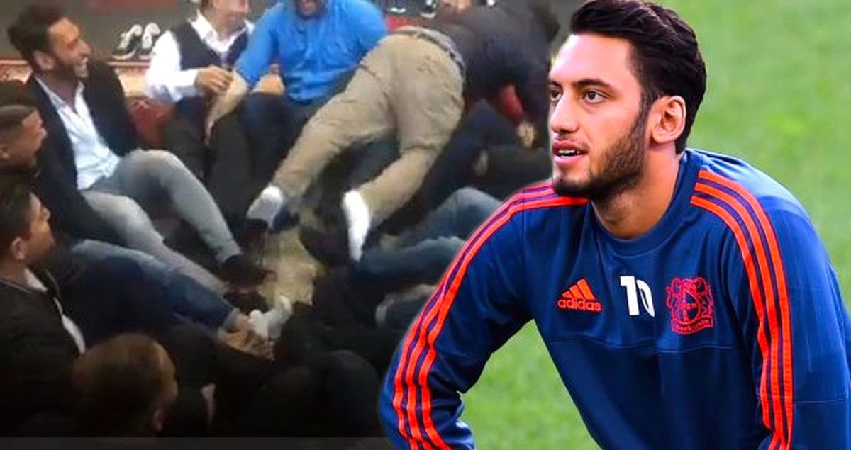 Evlenen Hakan Çalhanoğlu, Kemer Oyununda Dayak Yedi