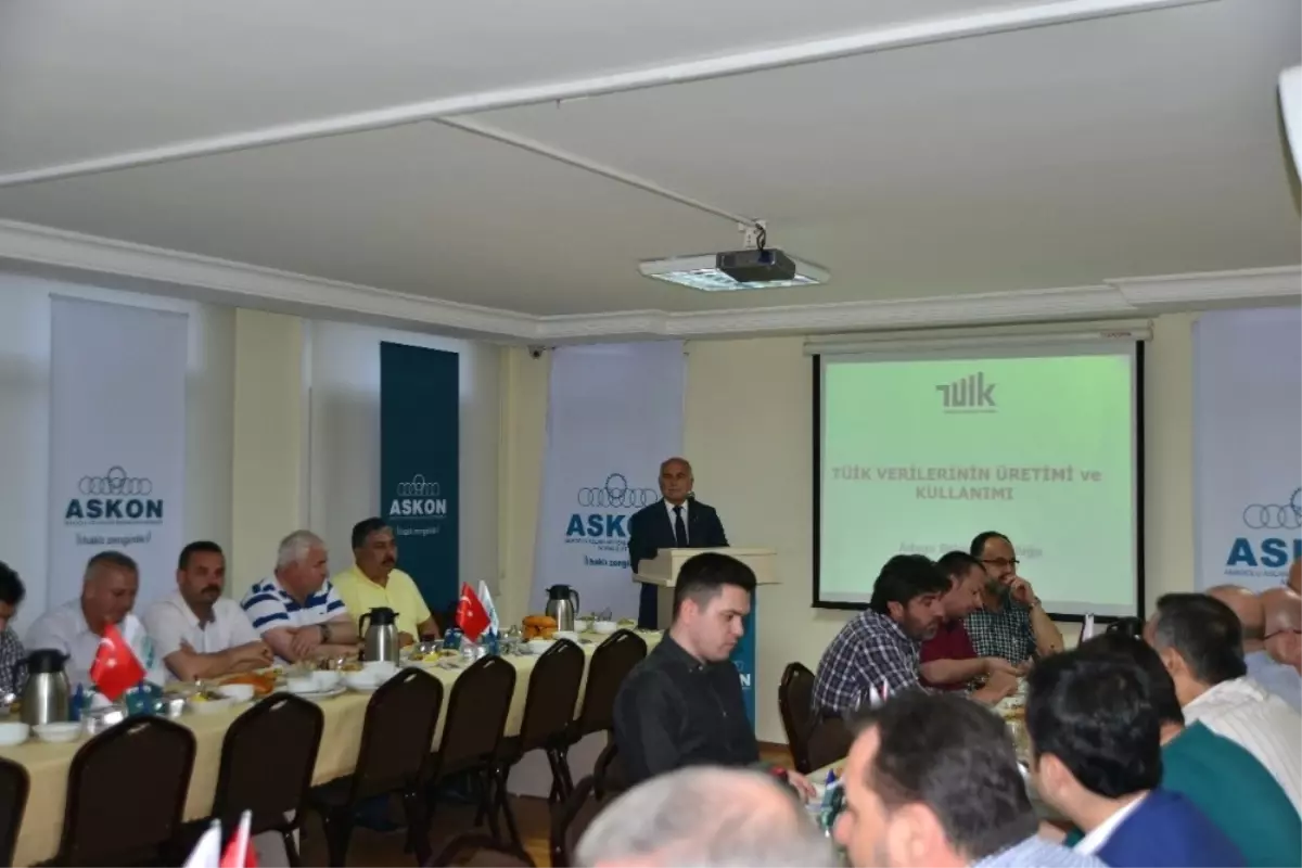 Tüik, Askon Üyelerine Tüik Verilerinin Üretimi ve Kullanımı Hakkında Bilgi Verdi