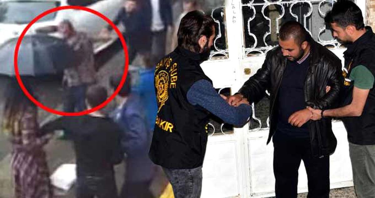 Diyarbakır'da Yolda Yürüyen Çifte Saldıran Çakma Kabadayı Yakalandı