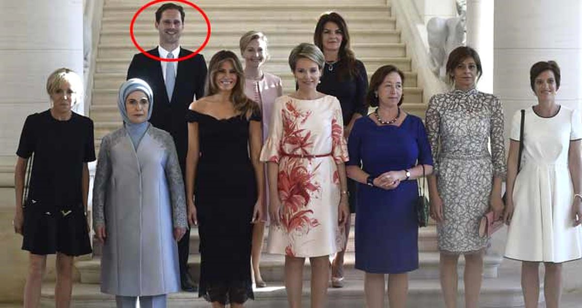 First Lady'lerin Arasındaki Tek Erkek