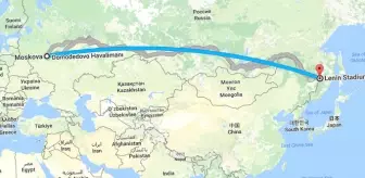 Rusya Premier Ligi'ne Yükselen Kharabovsk'un Haritadaki Yeri, Takımları Korkutuyor