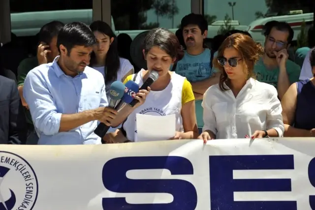 Başhekim Berilgen'in Öldürülmesi Diyarbakır'da Protesto Edildi