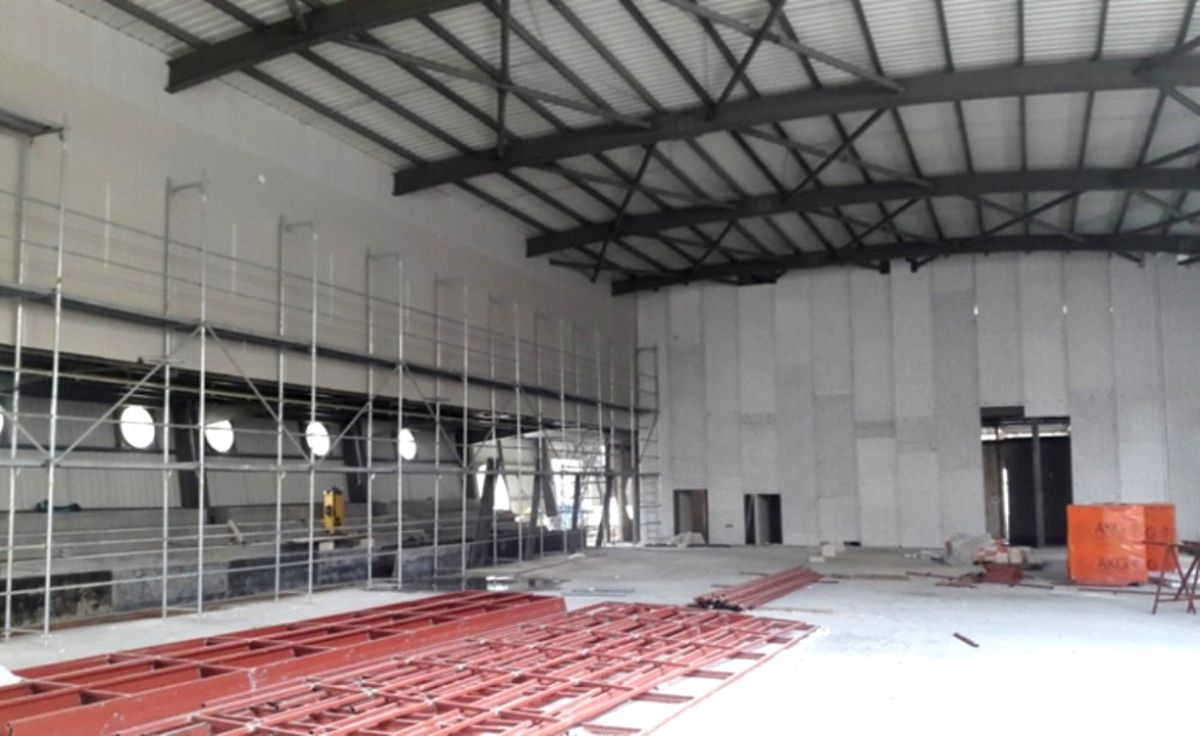 Şehit Er Mücahit Okur Spor Salonu Şekilleniyor