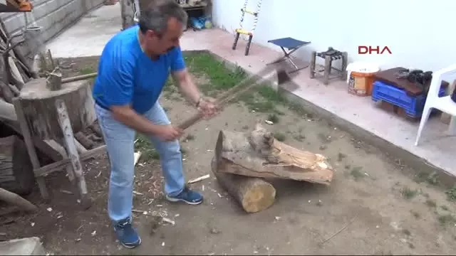 Tokat Yatalak Eşine Bakan Öğretmen, Boş Zamanlarında Heykel Yapıyor Tokat Yatalak Eşine Bakan Öğretmen, Boş Zamanlarında Heykel Yapıyor