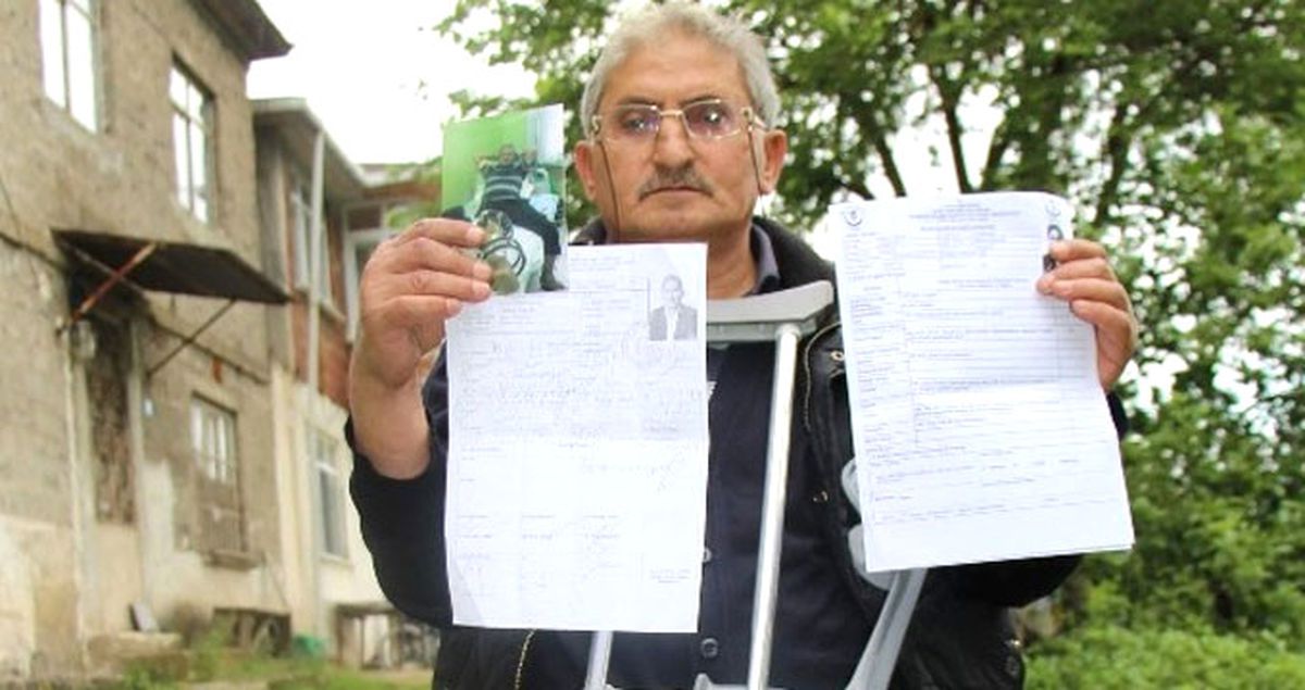 Bir Ayağı Kesik Ve Bir Gözü Görmeyen Yaşlı Adama, Hastane 'Çalışabilir' Raporu Verdi!