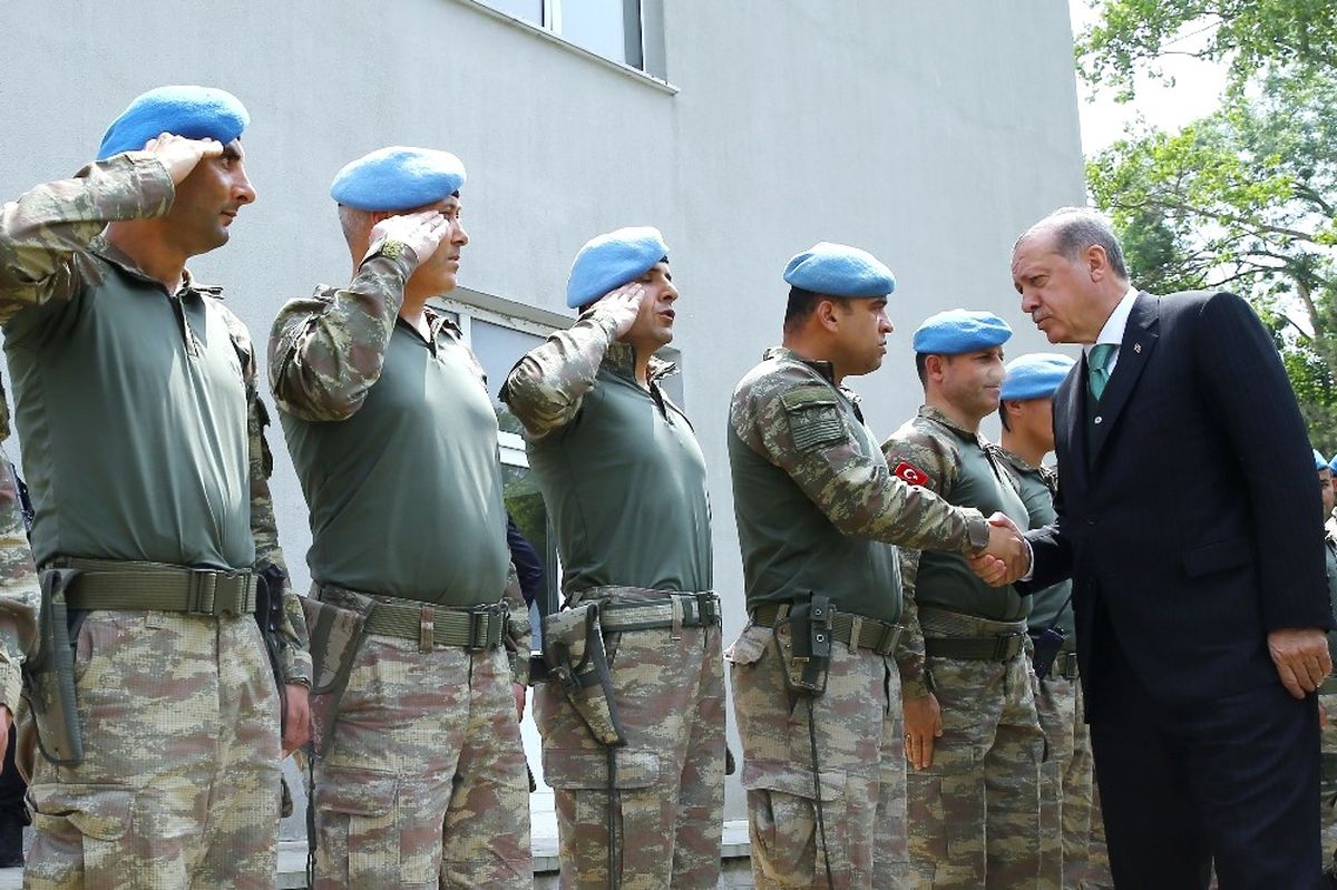 Erdoğan'dan Jandarma Tabur Komutanlığına Taziye Ziyareti