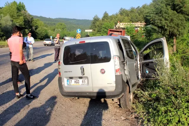 Zonguldak'ta Trafik Kazası: 1 Yaralı