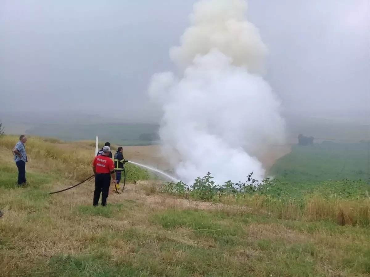 Ham Petrol Boru Hattında Yangın