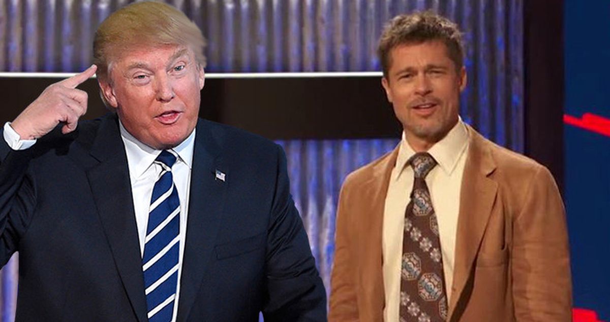 Brad Pitt, Donald Trump'ı Eleştiren Skeçte Rol Adı