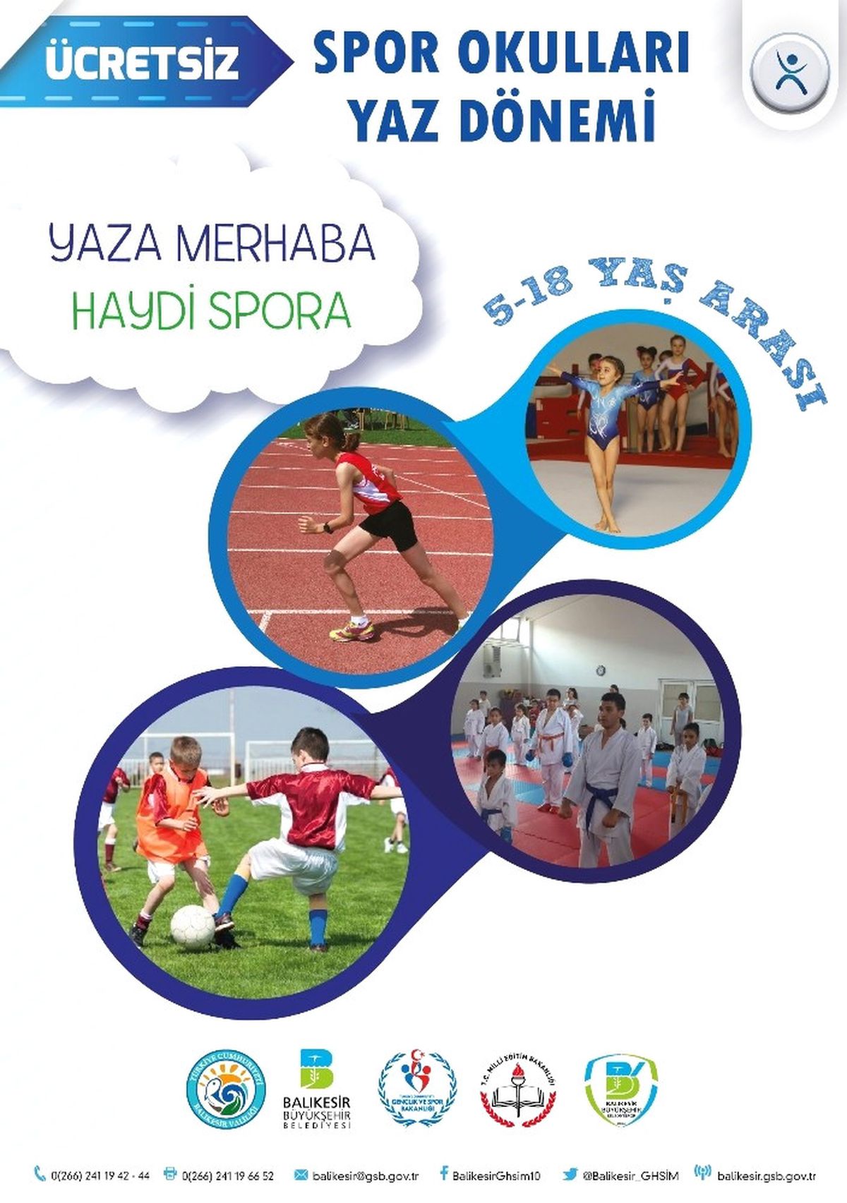 Büyükşehirde Yaz Spor Okulları Açılıyor