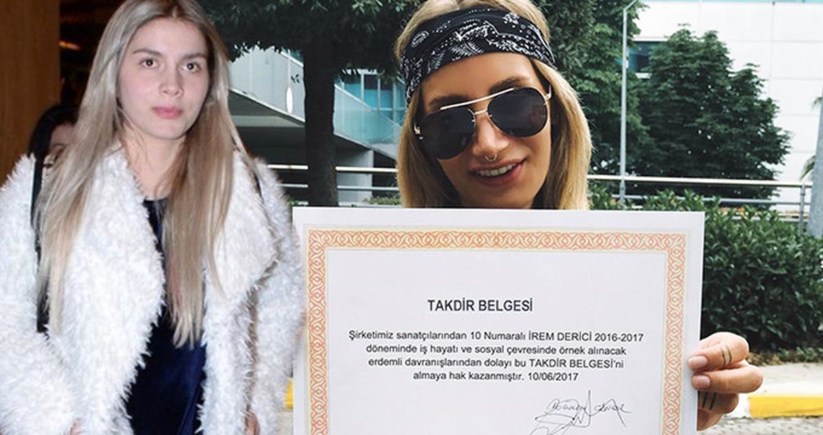 Aleyna Tilki'ye Özenen İrem Derici, Kendisine Karne Yaptırdı