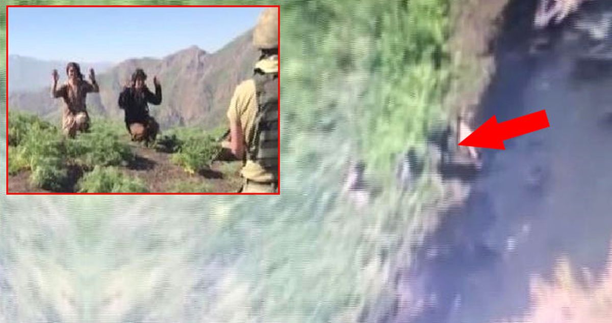 Hakkari'de Teslim Olan 4 Teröristin Görüntüleri Çıktı