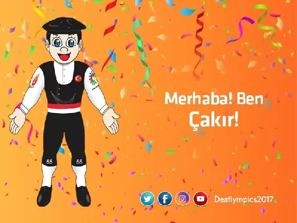 Deaflympics 2017'nin Maskotunun İsmi 'Çakır' Oldu