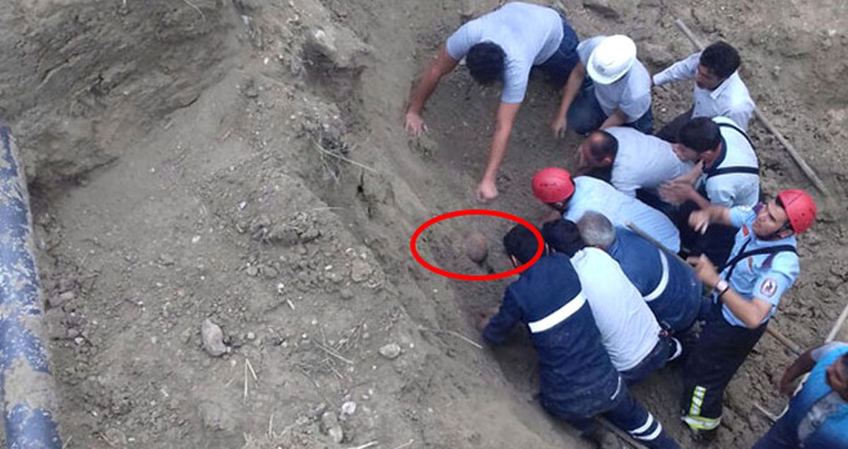 Toprak Altında Kalan İşçinin Mucize Kurtuluşu