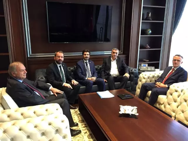 Başkan Toçoğlu, Bakan Ağbal ile Bir Araya Geldi Başkan Toçoğlu, Bakan Ağbal ile Bir Araya Geldi