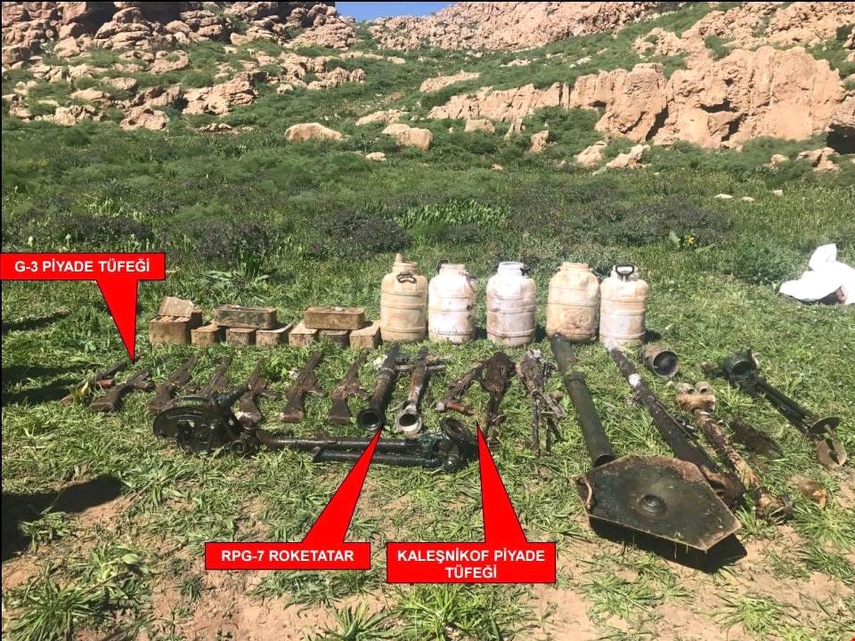 Kato'da PKK'ya Bir Darbe Daha! Terör Örgütünün Cephaneliği Patlatıldı