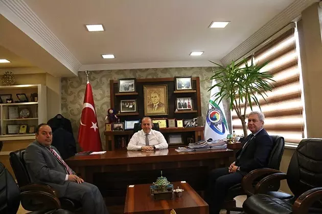 TOBB Borsalar Daire Başkanı Erbay Ktso'yu Ziyaret Etti