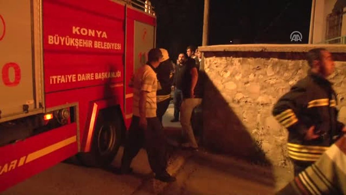 Konya'da Yangın: 5 Yaralı