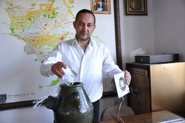 Klima Fiyatlarını Fazla Bulan Soba Ustası, Toprak Küpten Klima Yaptı