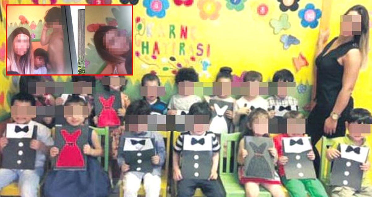 Çocuklara Göğüslerini Elleten Kreş Öğretmenine Skandal Görüntüleri İzletildi