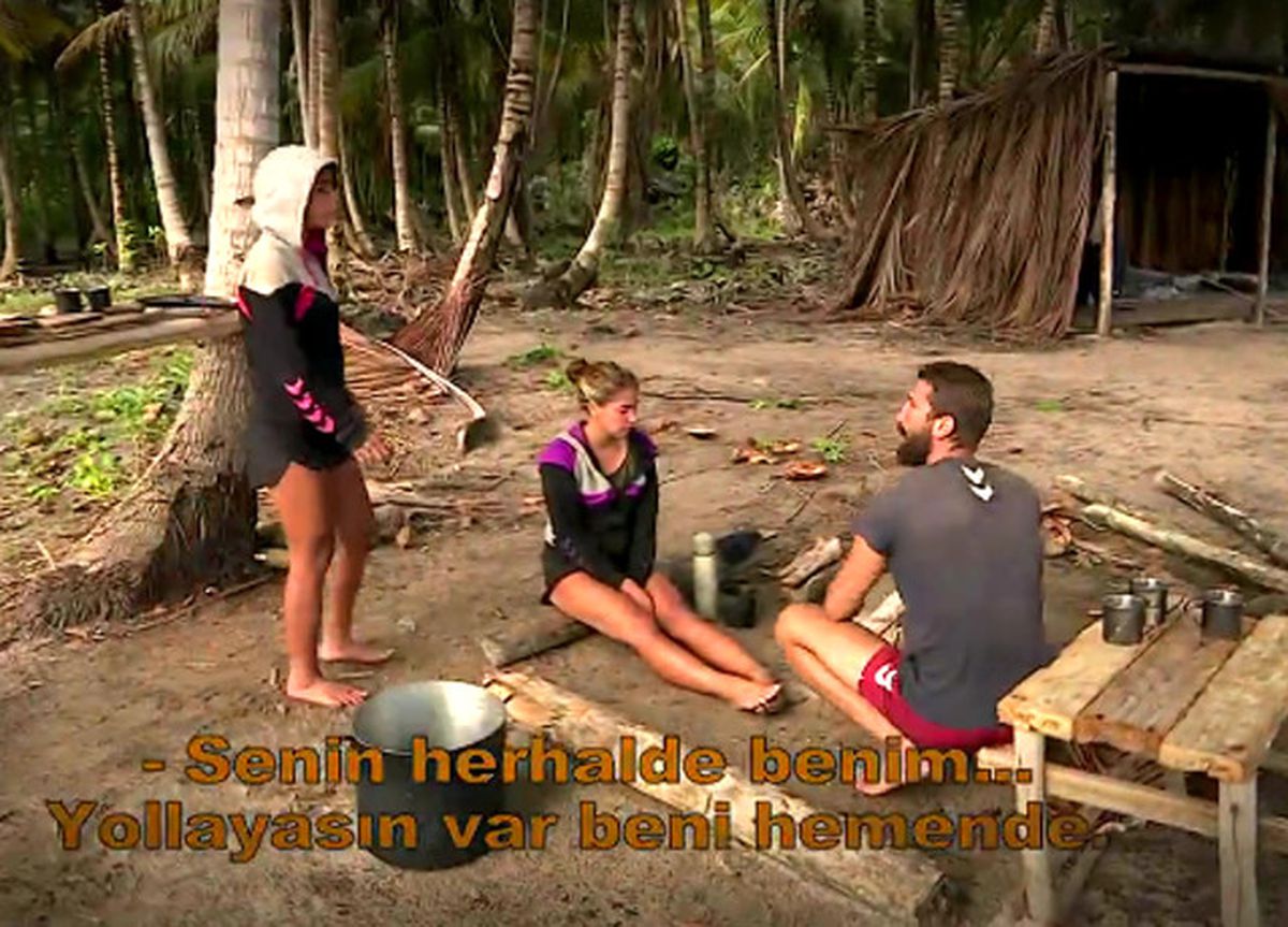 Survivor'da Adem ve Sabriye'nin Arasına Berna Girdi