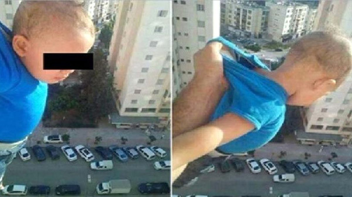 2 Yaşındaki Oğlunu 15. Kattan Sarkıtıp Sosyal Medyada Paylaştı: Bin Beğeni ya da Düşürürüm
