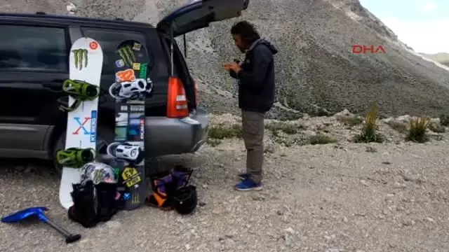 Isparta Haziranda Snowboard Yaptılar Isparta Haziranda Snowboard Yaptılar
