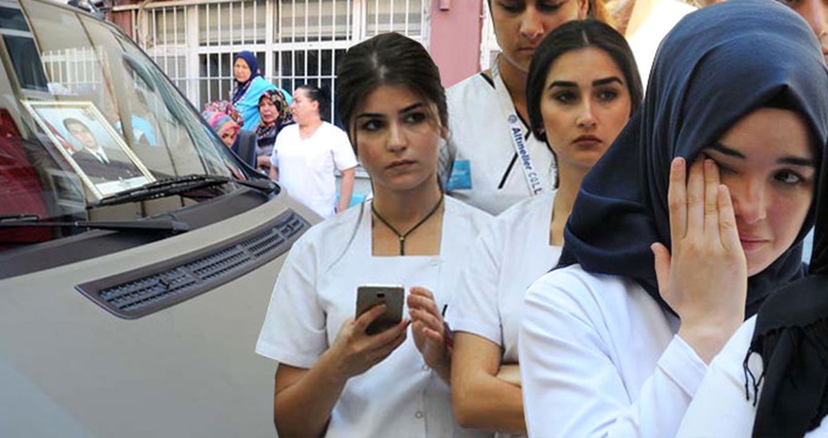 Bitlis Şehidine Hastanede Son Veda! Tüm Personel Sokağa Döküldü