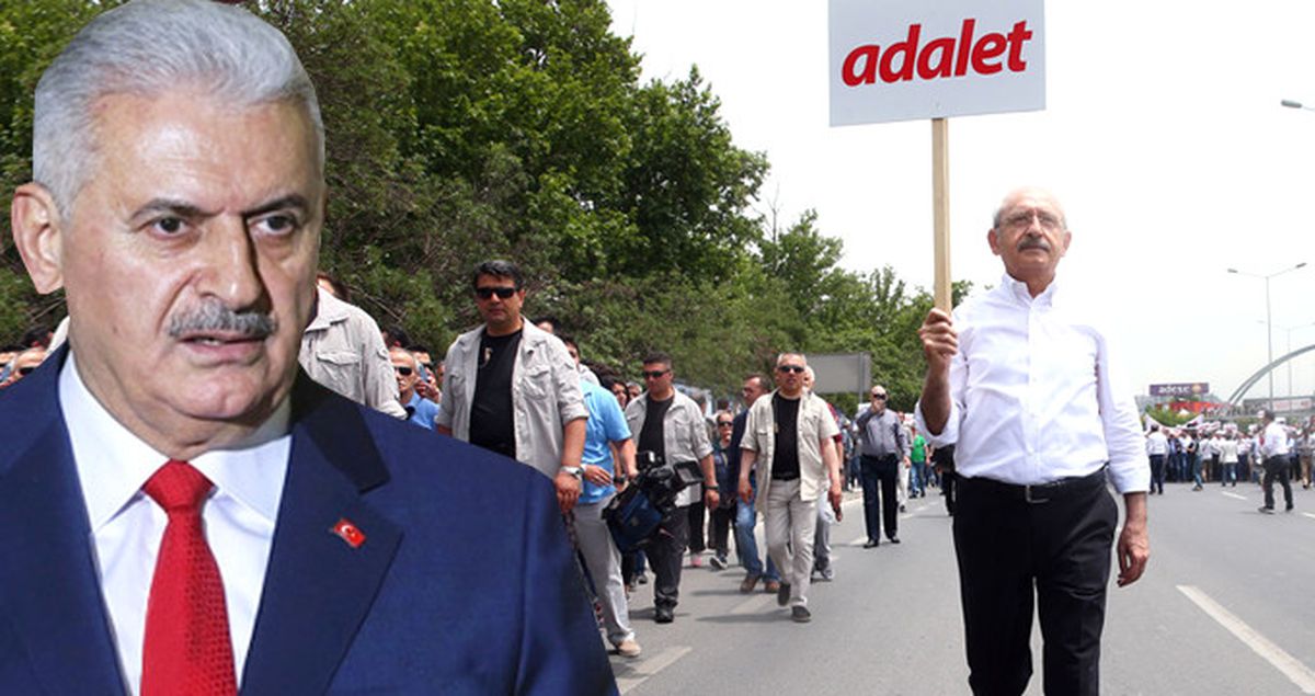 Başbakan'dan Kılıçdaroğlu'nun Yürüyüşünü Eleştiri: Kimisi Millet İçin Yürür Kimisi Boşuna Yürür