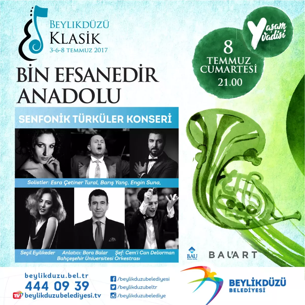 3. Beylikdüzü Klasik Konserleri 3 Temmuz'da Başlıyor…