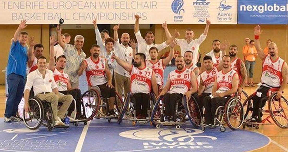 Avrupa Tekerlekli Sandalye Basketbol Şampiyonası'nda Türkiye Finale Çıktı