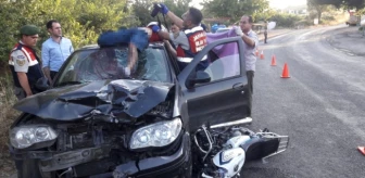 Aydın'da Otomobil ile Motosiklet Çarpıştı: 1 Ölü