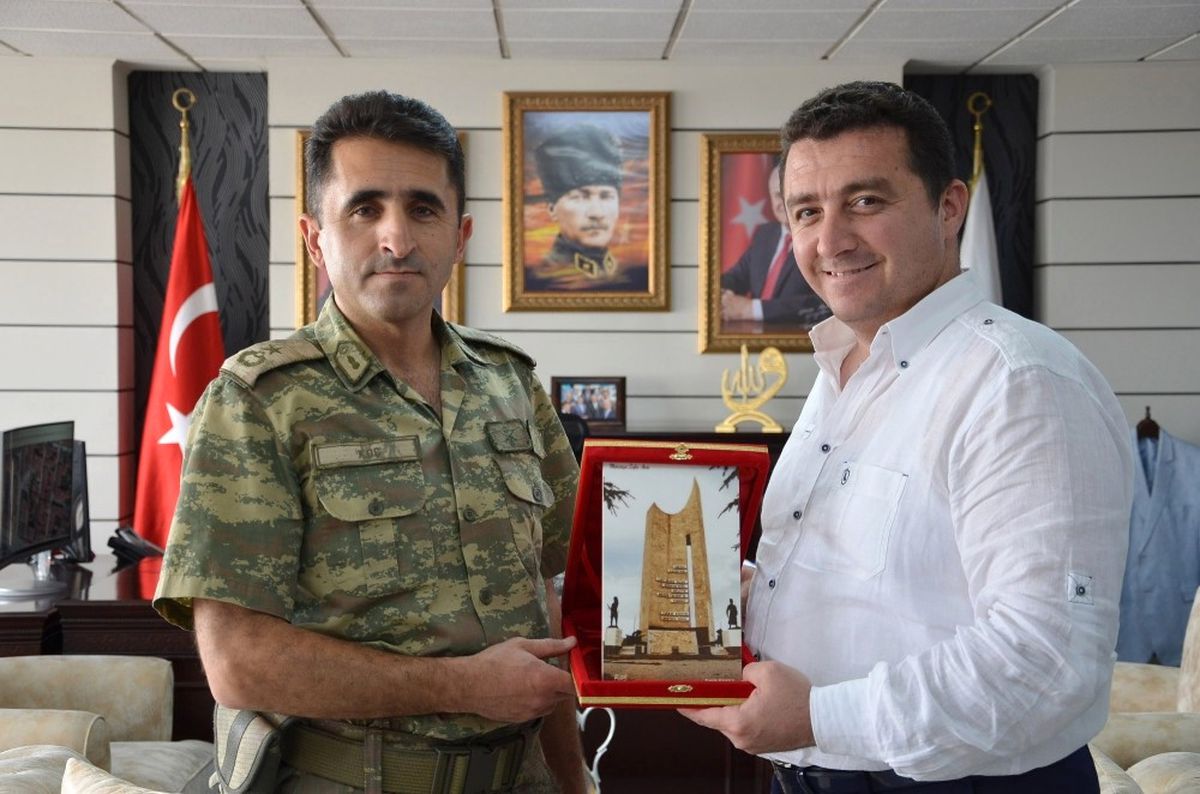 Binbaşı Alper Koç'tan Başkan Bakıcı'ya Veda Ziyareti