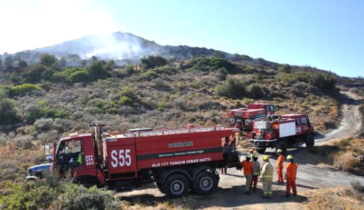 Datça'da Orman Yangını