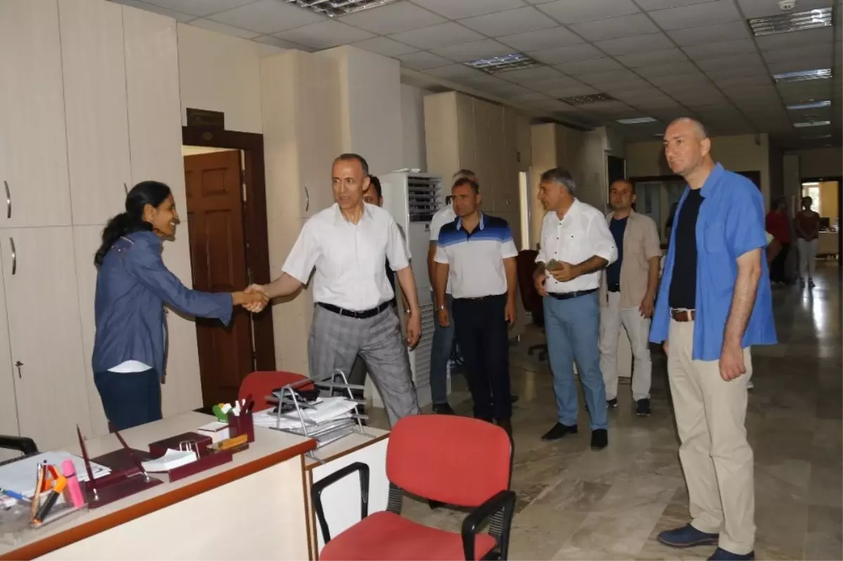 Başkan Aktaş Belediye Personeli ile Vedalaştı