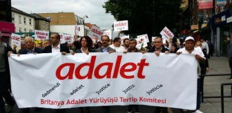 Londralı Türkler 'Adalet Yürüyüşü'nde (2)