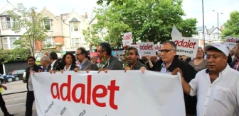 Londralı Türkler 'Adalet Yürüyüşü'nde (Ek Görüntüler)