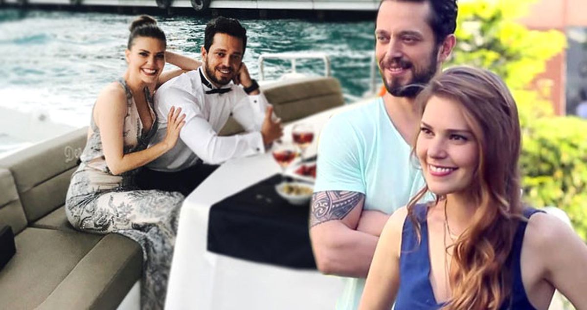 Murat Boz ile Aslı Enver, Burak ile Fahriye'nin Düğününe Birlikte Gitti