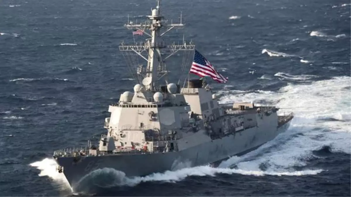 Çin'den ABD Askeri Gemisi İle İlgili Açıklama