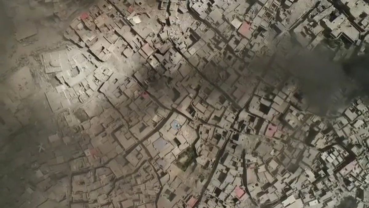 Drone İle Çekilen Görüntü Musul'daki Yıkımı Gözler Önüne Serdi