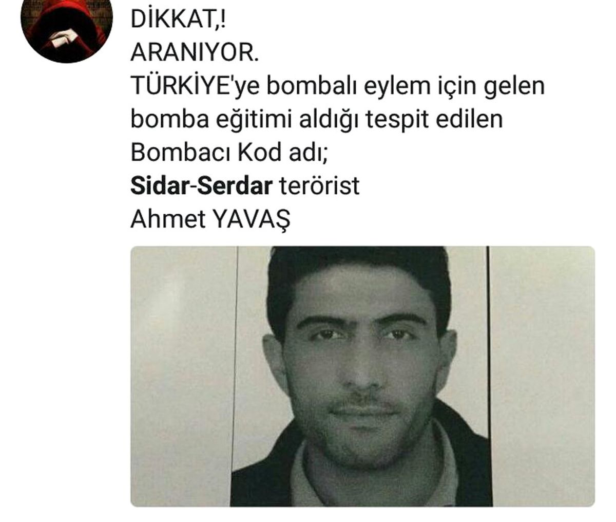 Fotoğrafı 'Canlı Bomba' Olarak Paylaşılınca Soluğu Savcılıkta Aldı