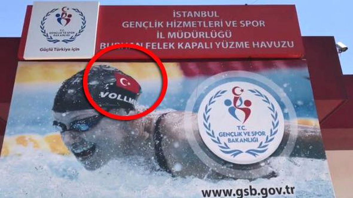 Bakanlık, Afişte Türk Yüzücü Yerine ABD'liyi Fotomontajlayarak Kullandı