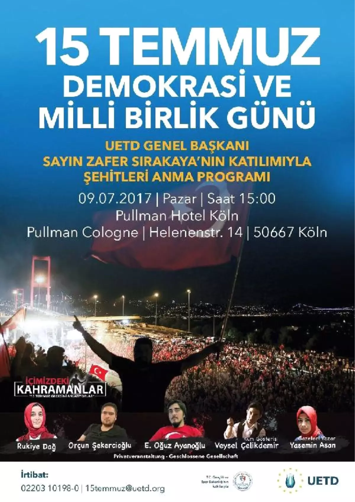 Almanya'da 15 Temmuz Etkinliklerine Engel