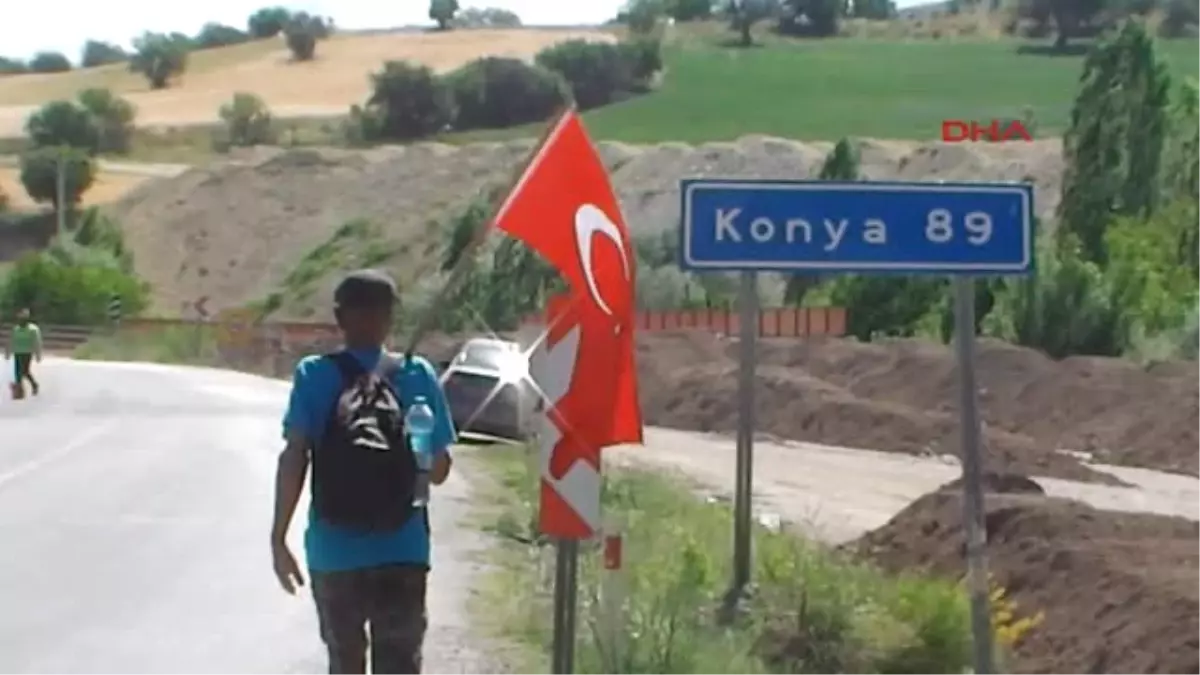 Konya 15 Temmuz Anısına, Ankara'ya TBMM'ye Yürüyor