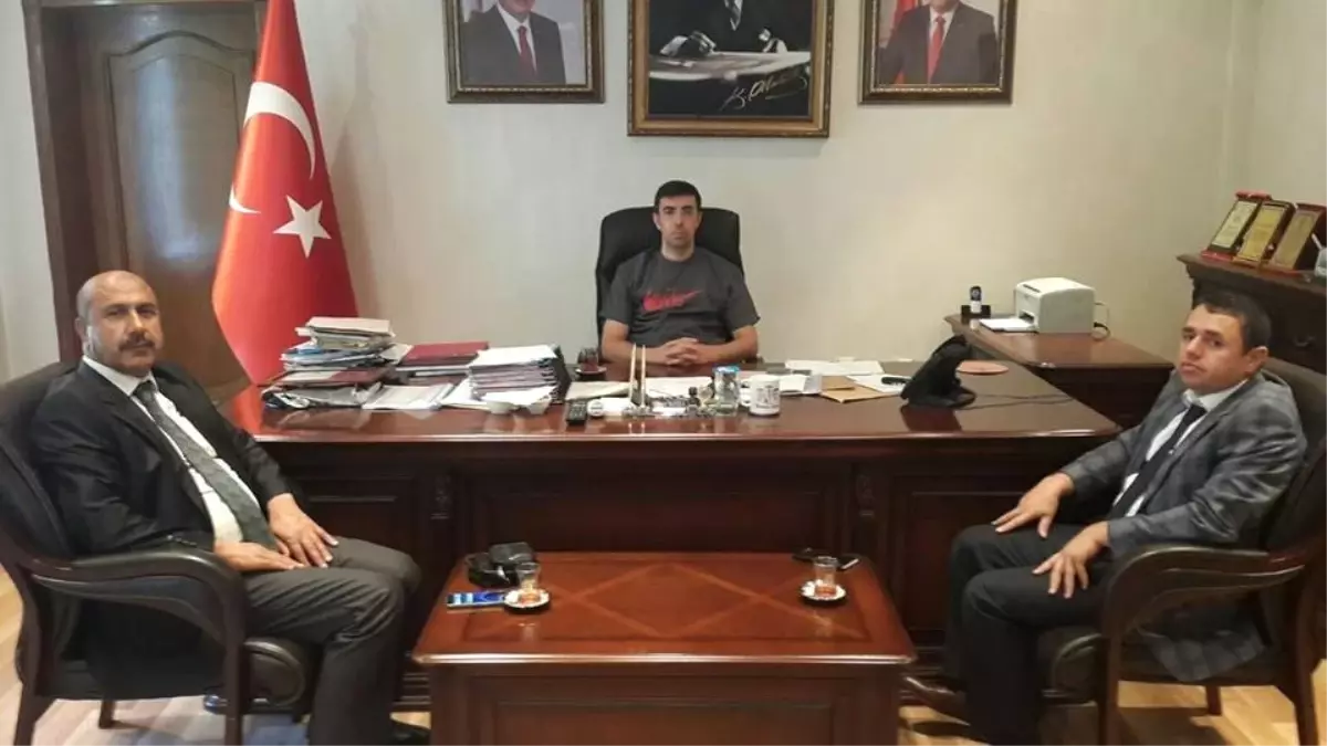 Meteoroloji 14. Bölge Müdürü Elkatmış'tan Kaymakam Kırlı'ya Ziyaret